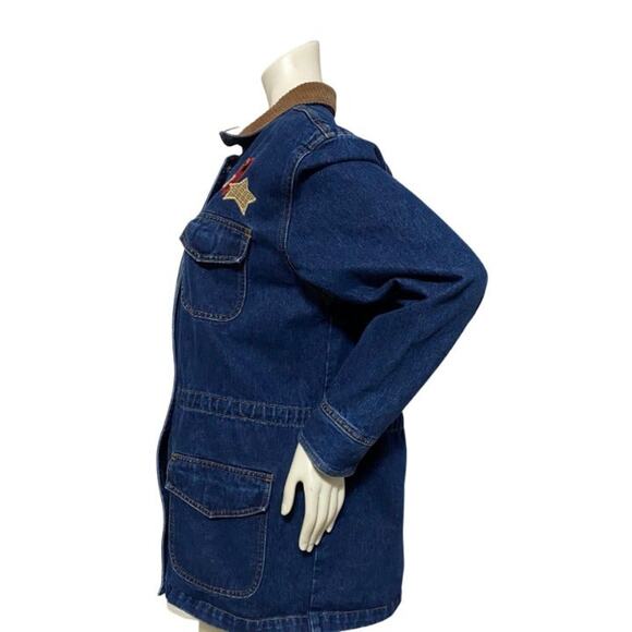 Haik's Embroidered Demin Sport's Mom Jacket Size Small - Picture 4 of 5